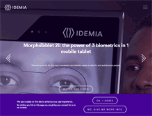 Tablet Screenshot of idemia.com